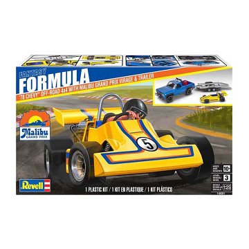 Revell Model Kit - '78 Chevy 4x4 Pickup with Go-kart 1:25