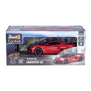 Revell RC Remote-Controlled Car - Corvette C8 1:24