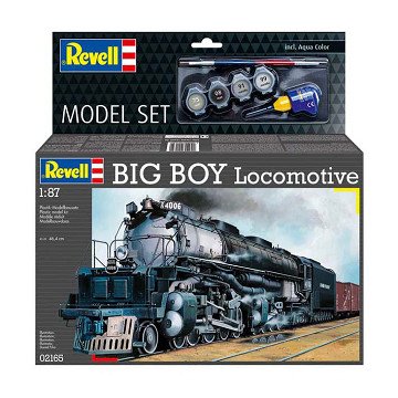 Revell Model Building Kit - Big Boy Locomotive 1:87 - 233 pcs - Incl. Basic Paint Colors