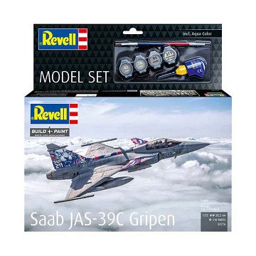 Revell Model Building Kit - Saab JAS-39C Gripen 1:72 - 110dlg.