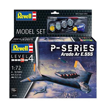 Revell Model Building Kit - P-Series - AR555 1:72 - 98 pcs. - Incl. Basic Paint Colors