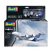 Revell Model Building Kit - Airbus A380 1:288 - 48 pcs. - Incl. Basic Paint Colors