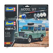 Revell Modelbouwpakket - Land Rover Series III LWB (S. Wagon) 1:24 - 184dlg. - Incl. Basiskleuren Verf