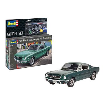 Revell Modelbouwpakket - 1965 Ford Mustang 2+2 Fastback 1:24 - 82dlg.