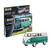 Revell Modellbausatz – VW T1 Bus 1:24 – 146 Teile – inkl. Grundfarben
