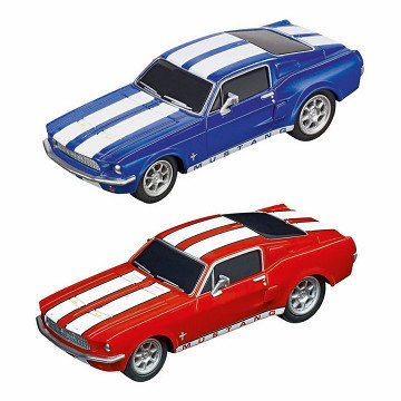 Carrera Pull back Ford Mustang '67 Doppelpack – 1:43
