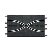 Carrera S-vormig Rijstrookwissel Baanonderdeel 1:24