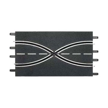 Carrera S-vormig Rijstrookwissel Baanonderdeel 1:24