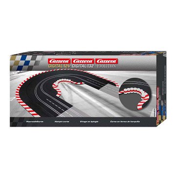 Carrera Haarspeldbochtset Racebanen 1:24