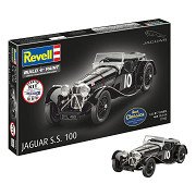 Revell Model Building Kit Starter Kit Jaguar SS 100 1:32 - 75 pieces.