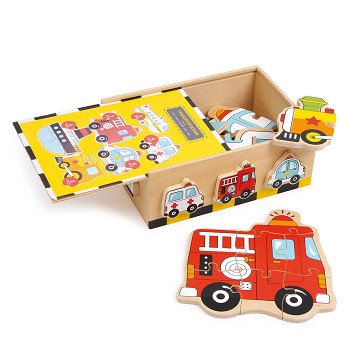 Small Foot - Puzzlebox Fahrzeuge