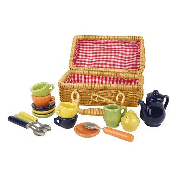 Small Foot  -  Picknickmandje met Serviesgoed