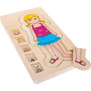 Wooden Body Puzzle Girl, 29st.