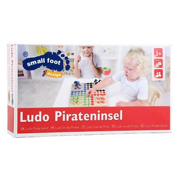 Small Foot - Ludo Pirateninsel aus Holz