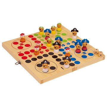 Small Foot – Ludo-Pirateninsel aus Holz