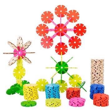 Small Foot - Construction set Flower, 240 pcs.