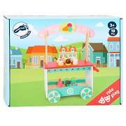 Small Foot - Eiswagen aus Holz mit Zubehör