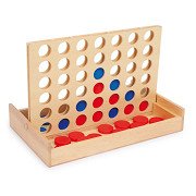 Small Foot - Four in a Line Travel Game Wood