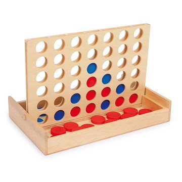 Small Foot - Four in a Line Travel Game Wood