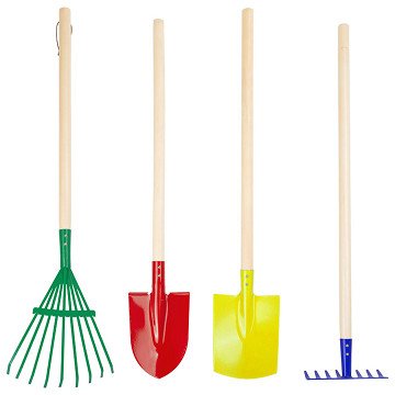 Small Foot - Wooden Children's Garden Tools, 4dlg.