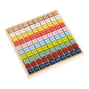 Small Foot - Wooden Math Multiplication Table Color, 82pcs.