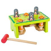 Small Foot - Wooden Hammer Bench Moles