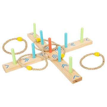Small Foot - Wooden Ring Toss Game Active