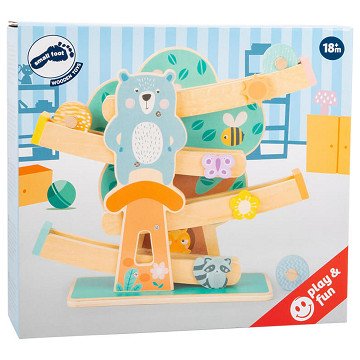 Small Foot - Holzkugelbahn Tiere Pastell