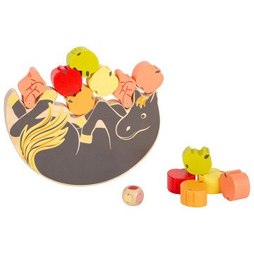Small Foot - Balance-Spielpferd aus Holz, 7-teilig.