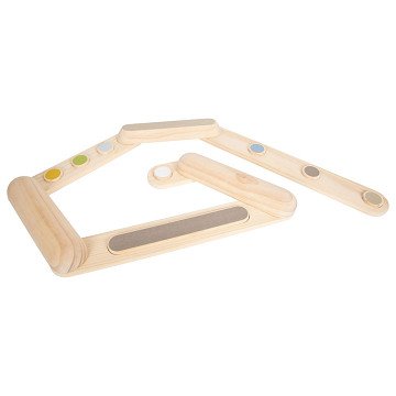 Small Foot - Wooden Balance Beam Adventure, 7 parts.