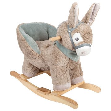 Small Foot - Schaukelesel aus Holz mit Stuhl
