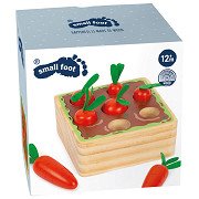 Small Foot - Wooden Carrot Shape Sorter, 8-piece.