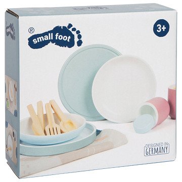 Small Foot  -  Houten Bestekset met Placemats, 18dlg.