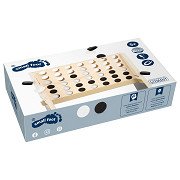 Small Foot - Four in a Line Wood Gold Edition Game