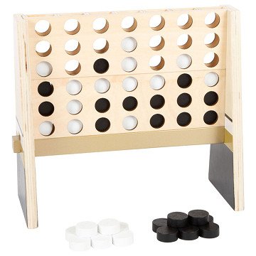 Small Foot - Four in 1 Line Wood Gold Edition Game