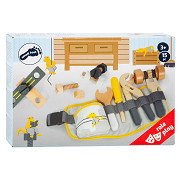 Small Foot - Werkzeuggürtel mit Holzwerkzeugen Miniwob