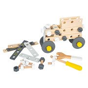 Small Foot - Wooden Construction Set Miniwob, 67 pieces.