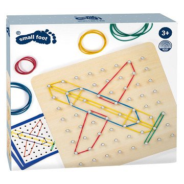 Small Foot - Wooden Geoboard Set
