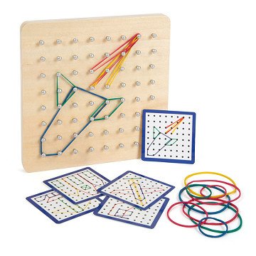 Small Foot - Wooden Geo Board Set