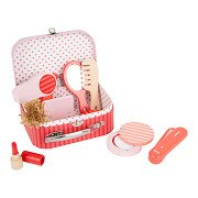 Small Foot - Wooden Retro Play Make-up in Suitcase