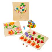 Small Foot - Hungry Caterpillar Wooden Color Game