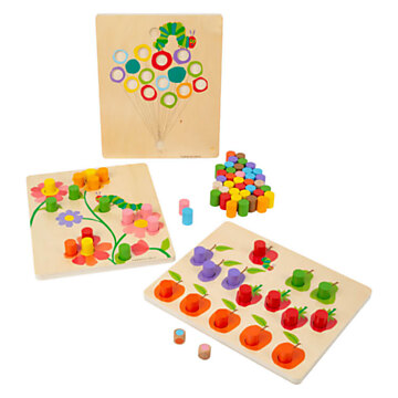 Small Foot - Caterpillar Never Enough Wooden Color Game