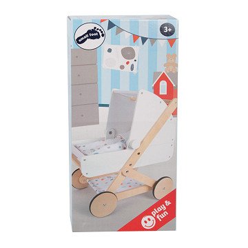 Small Foot - Wooden Doll's Pram Little Button