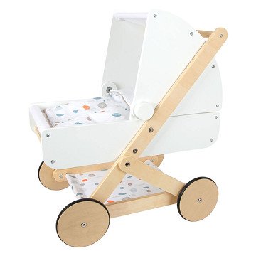 Small Foot - Puppenwagen aus Holz Little Button