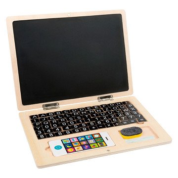 Small Foot - Laptop aus Holz mit Magnettafel