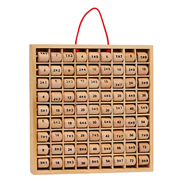 Small Foot - Wooden Multiplication Table 1x1