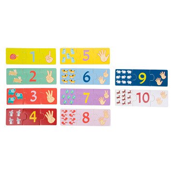 Small Foot  -  Houten Puzzel Leren Tellen