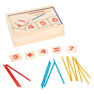 Small Foot - Wooden Learning Game Basic Mathematics