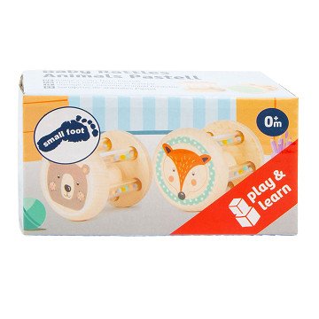 Small Foot - Rasseltier aus Holz, 2er-Set