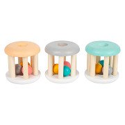 Small Foot - Wooden Baby Rattle Pastel, 3 pcs.